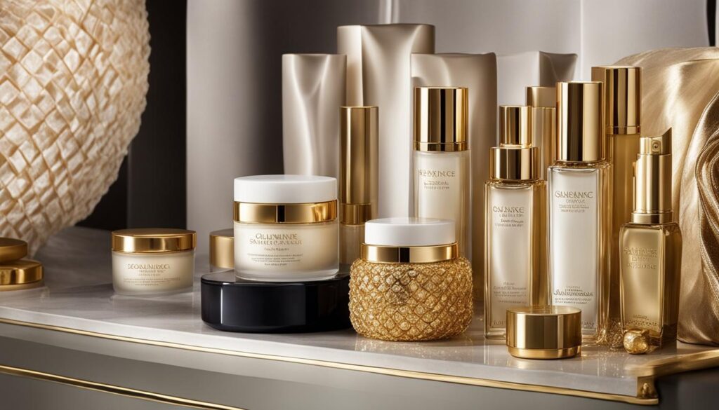 luxurious skincare products