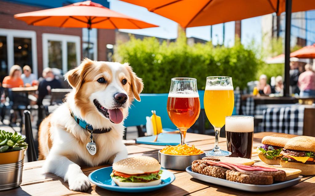 pet-friendly restaurants, breweries, and cafes